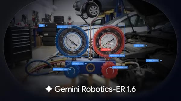 Gemini Robotics ER-1.6 enhances reasoning to help robots navigate real-world tasks.
